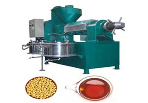 presses à huile de palmiste, de soja et de tournesol