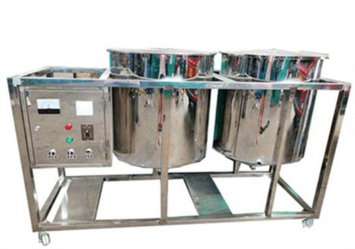 Usine de raffinage d’huile de Cotonou et extraction d’huile de colza par filtration