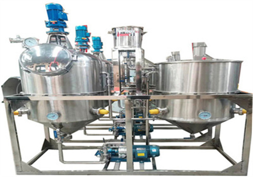 machine de raffinage d’huile de tournesol en petits lots de Maroua