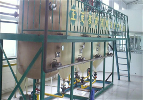 Machine de raffinage d’huile de colza et de tournesol de 20 tonnes/jour à Cotonou
