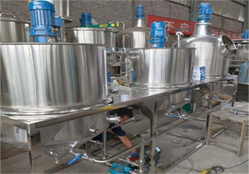 Grande machine de raffinage d’huile de tournesol et d’arachide Koulikoro 20tpd