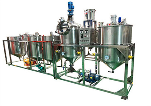 grande machine de raffinage d’huile d’arachide au Cameroun