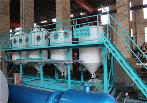 machine de raffinage d’huile de soja et de tournesol à Djibouti