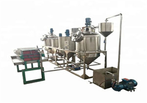 Machine commerciale de raffinage d’huile de coton et de colza au Burkina Faso