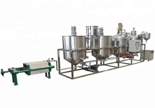 machine multifonctionnelle de raffinage d’huile de tournesol au Congo et en Afrique